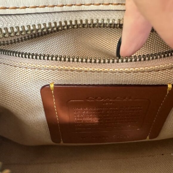 COACH 1941 ROGUE 25 BEECHWOOD COLOR BLOCK GLOVETANNED LEATHER SATCHEL BAG $595 - Picture 14 of 14